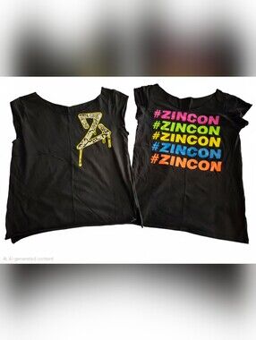 Zumba Wear Instructor And Zincon T Shirt Bundle